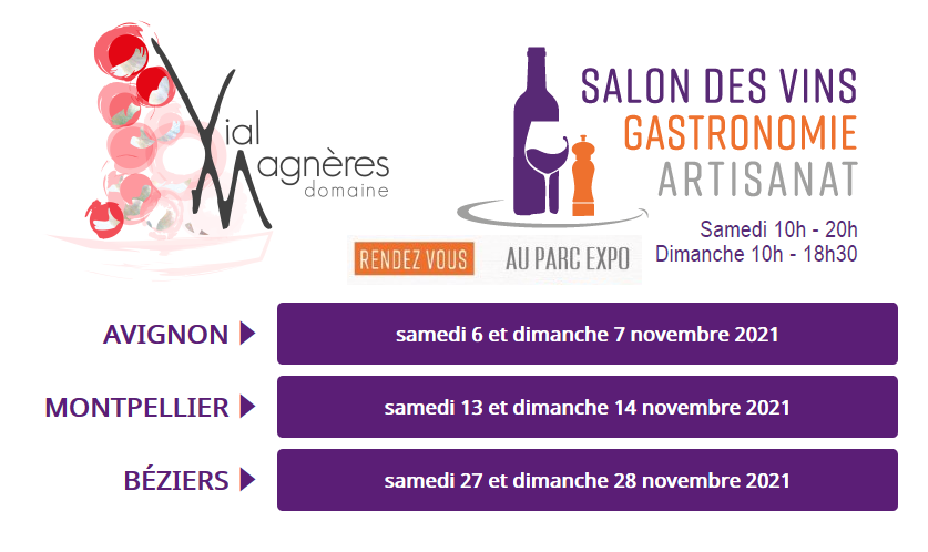 Salons vins, gastronomie et artisanat d'Automne 2021 O'Racines